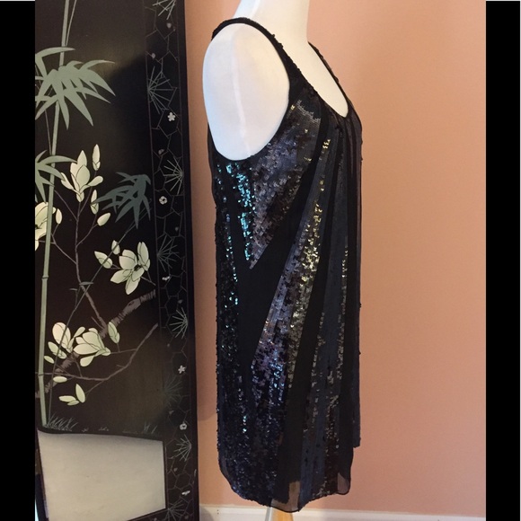 Juicy Couture All Silk Sequin Starburst Mini Dress - Picture 3 of 8